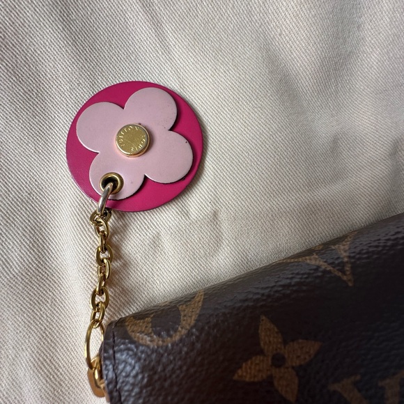 Louis Vuitton Monogram Blooming Flower Zippy Coin Purse Wallet Pink - Picture 3 of 14